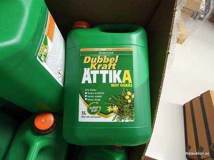 Dubbel kraft ättika, ca: 200L 