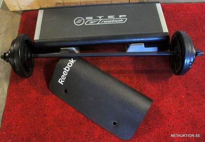 Bodypump set Les Mills + Reebok-bräda & matta