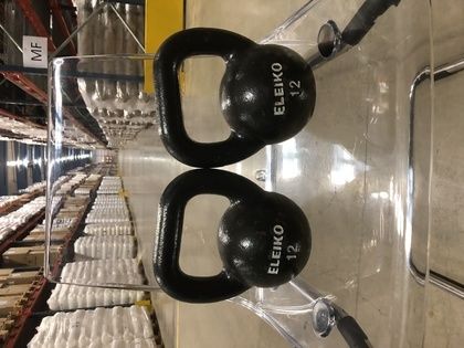 Kettlebells i Gjutjärn 2 x 12 kg Eleiko