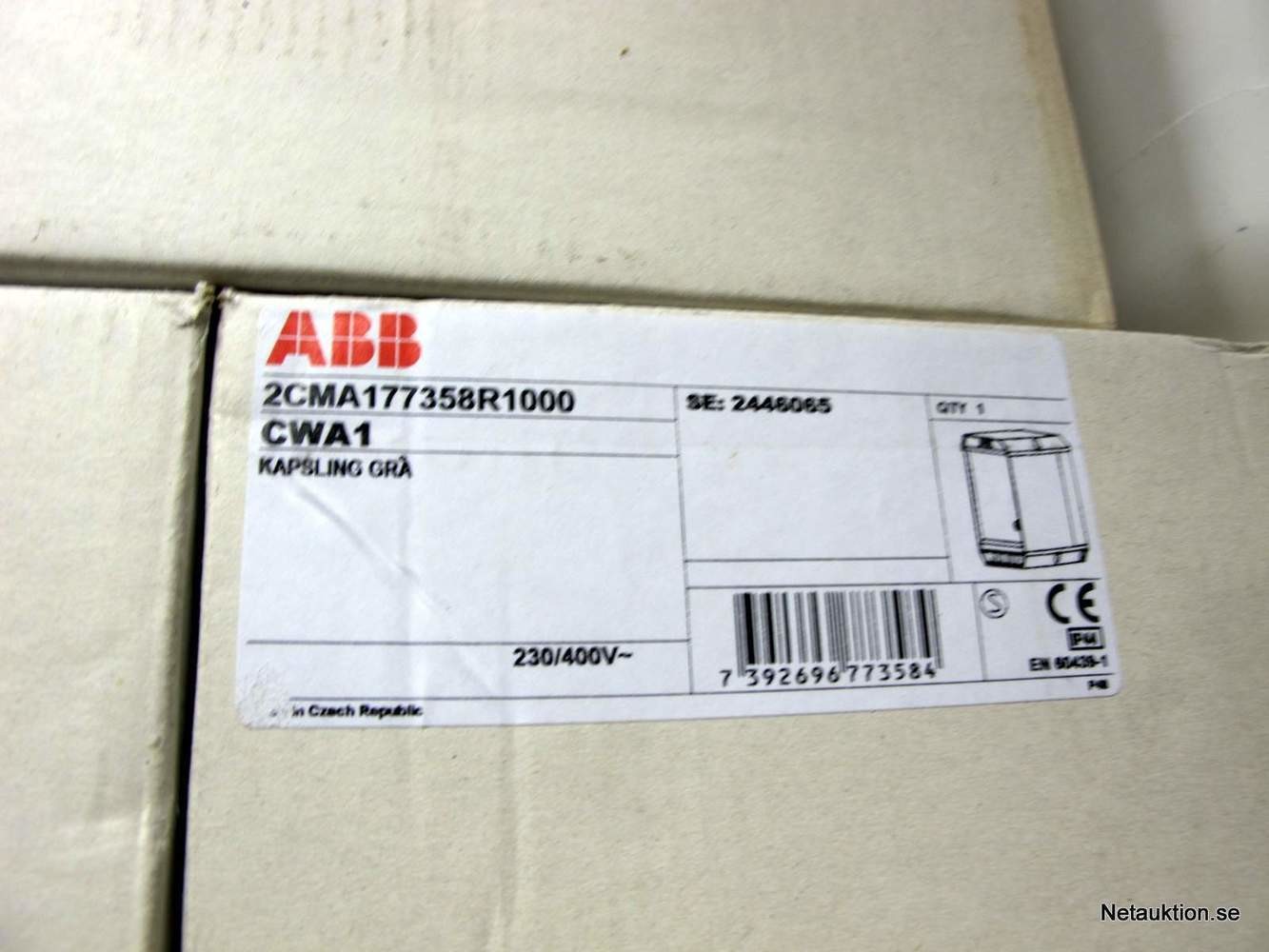 Netauktion - Elskåp för parkering, ABB