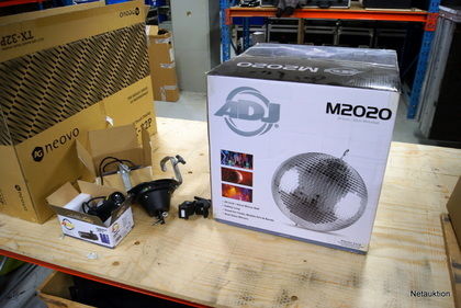 Discokula med motor & lampa