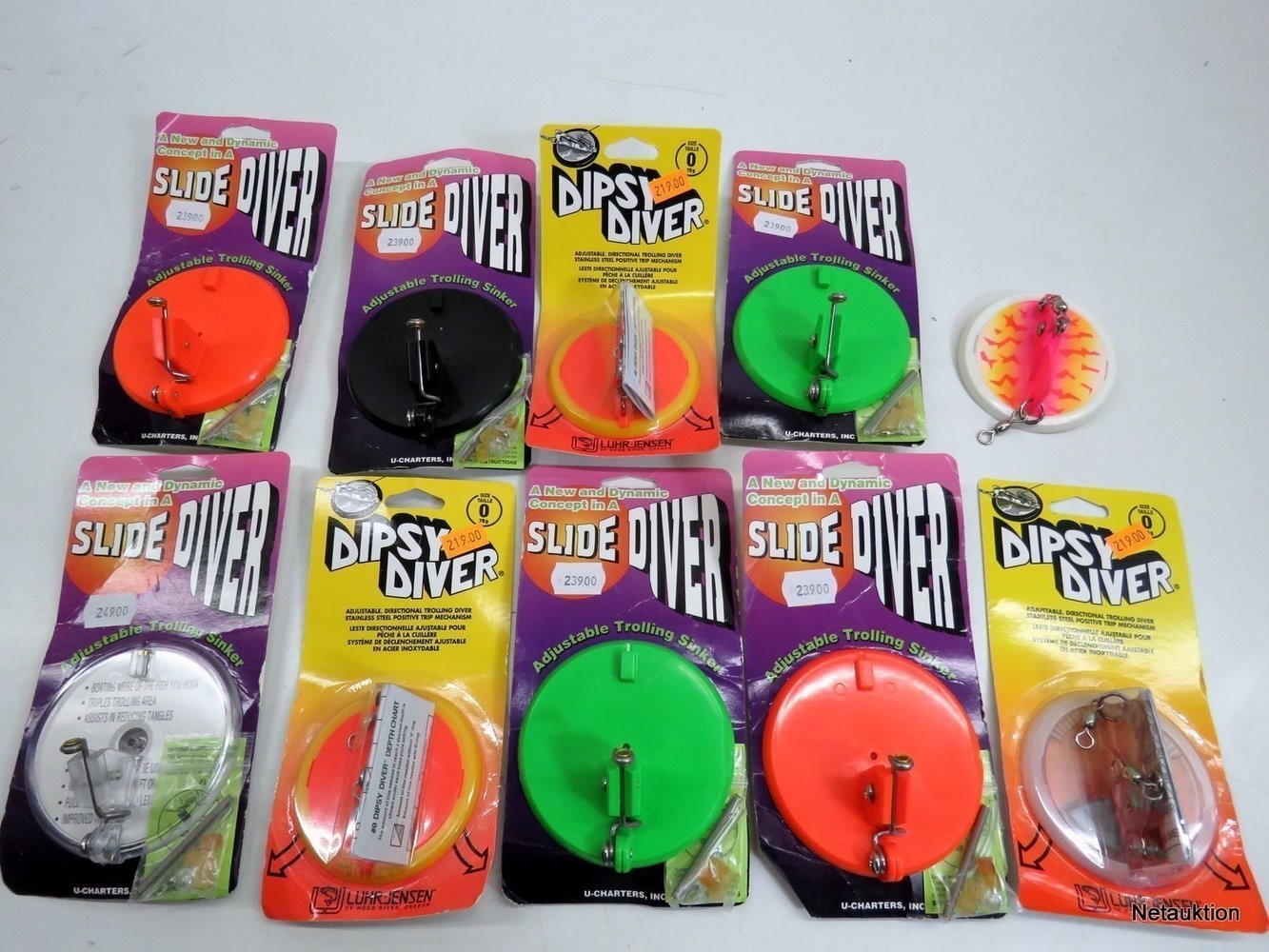 Netauktion Slide& dipsy diver 10st