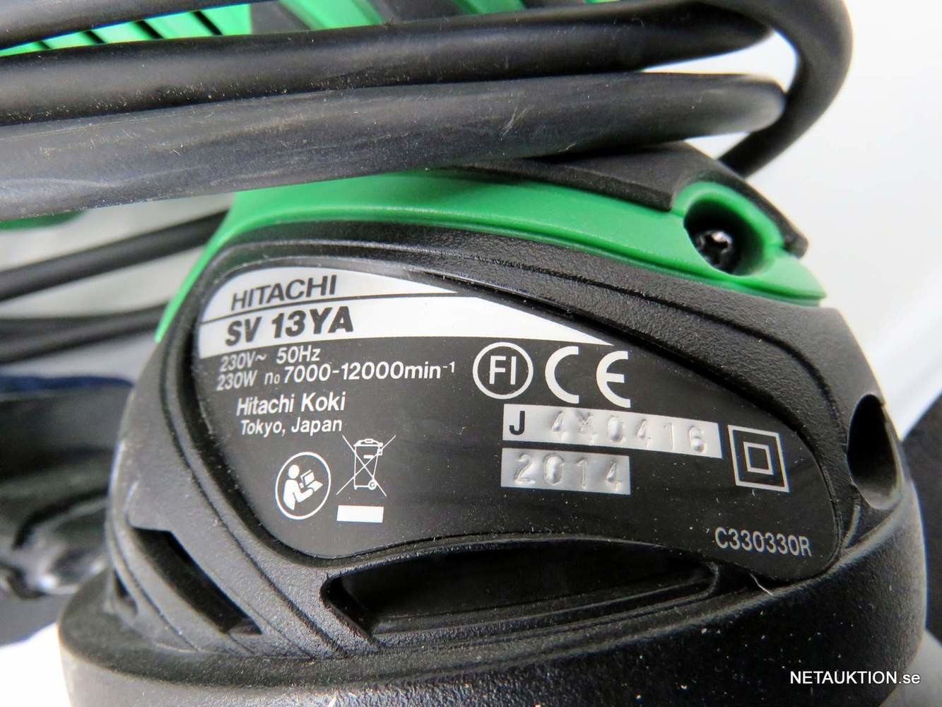 Netauktion - Excenterslip, Hitachi SV13YA 230W