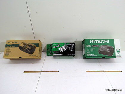 Batterilampa och laddare - Hitachi