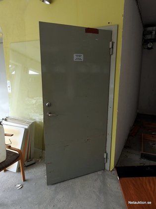Ståldörr 109x205