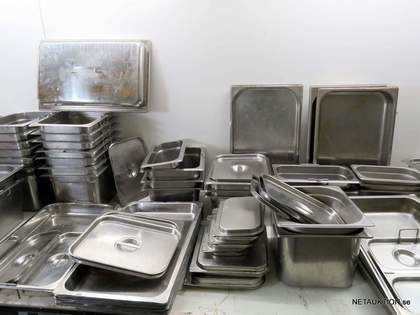 Kantiner, bleck mm rostfritt