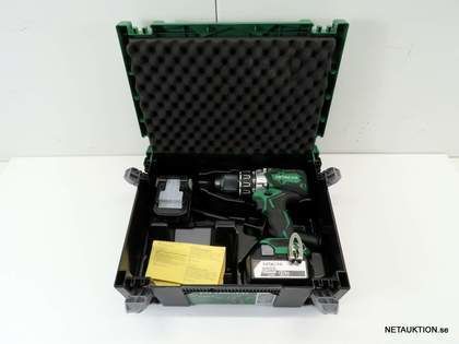 Borrskruvdragare, Hitachi DS18DBL2 (2x5,0Ah)
