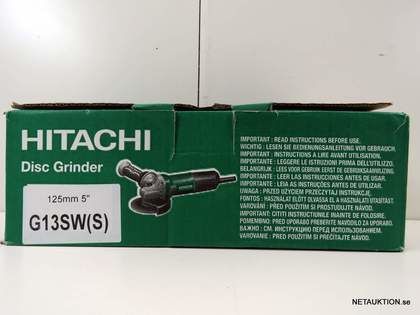 Vinkelslip, Hitachi G13SW(S) 1200W