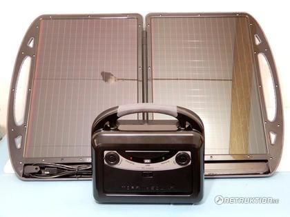 Solcellsväska 13W med batteri och lampa