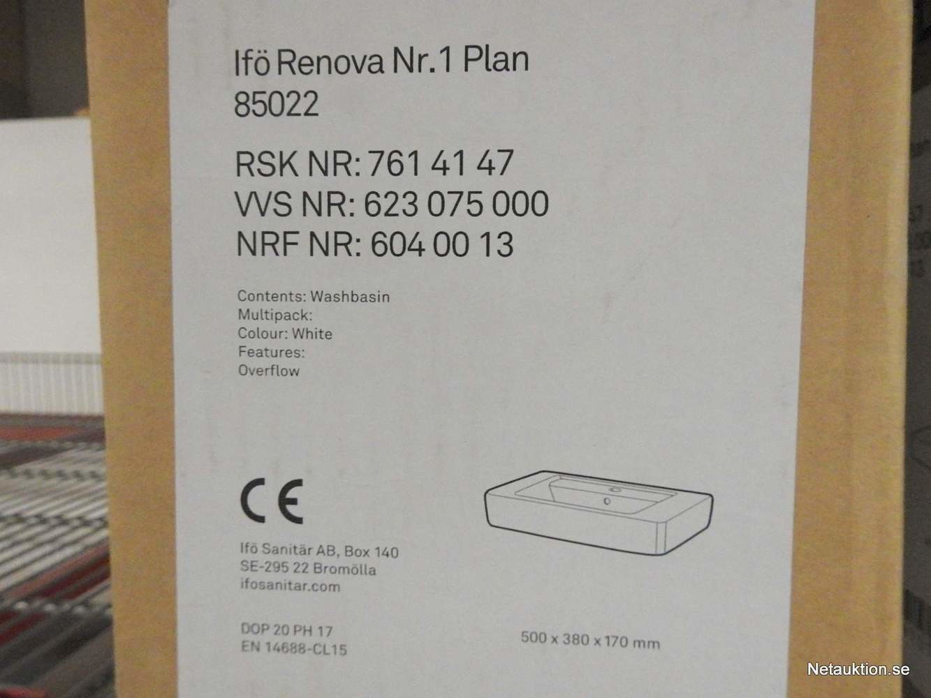 Netauktion - Handfat IFÖ Renova (500)