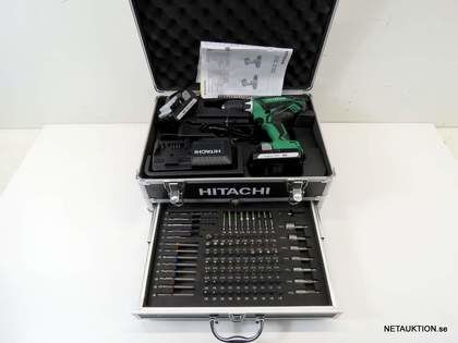 Verktygspaket, Hitachi DS18DJL med bitssats