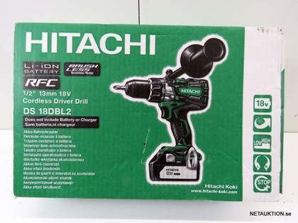 Borr-/Skruvdragare, Hitachi DS18DBL2 (Naken)