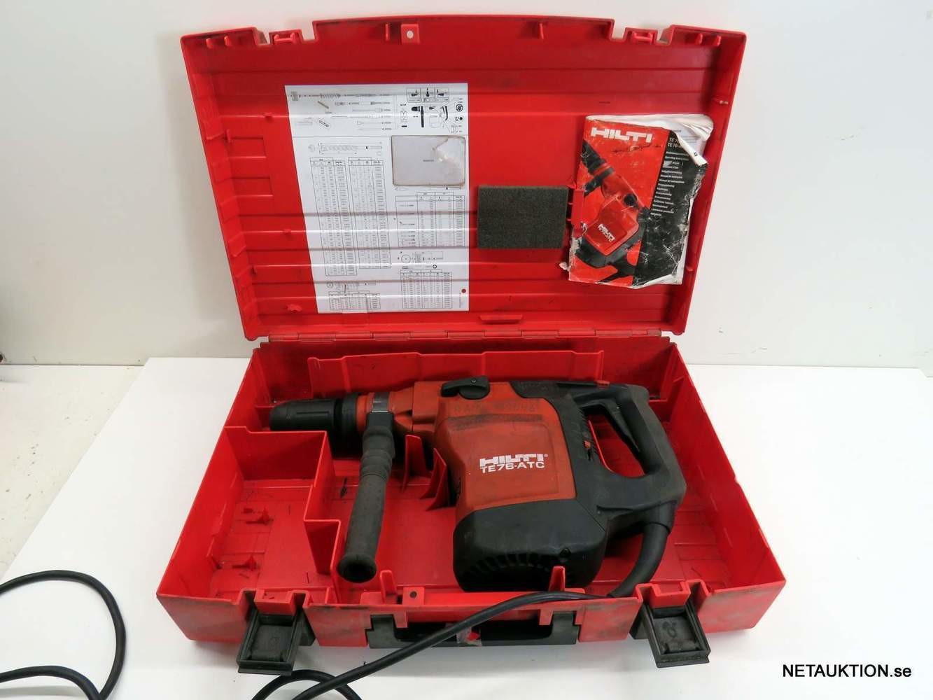 Netauktion Borrhammare, HILTI TE 76ATC