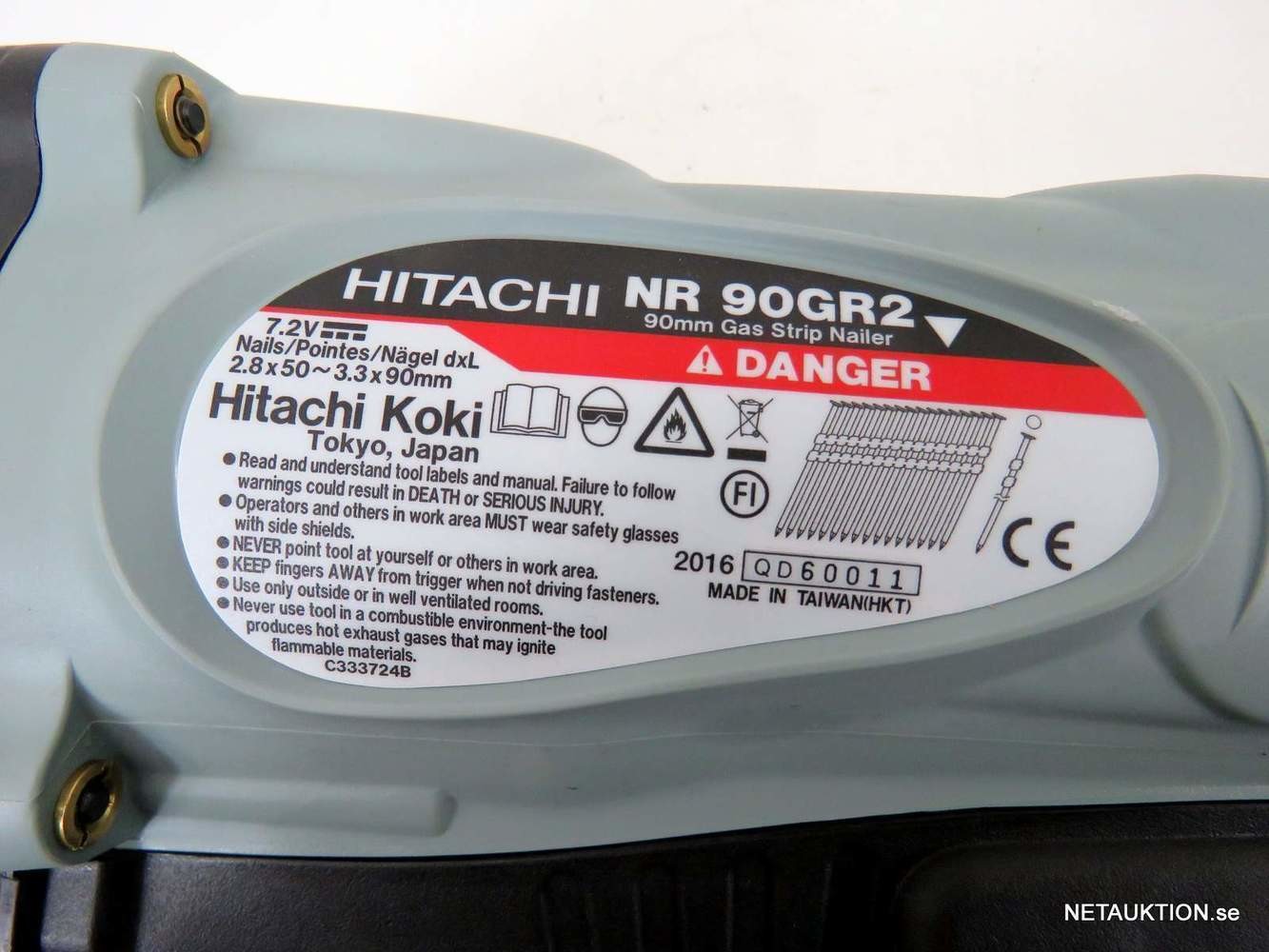 Netauktion Spikpistol, Hitachi NR90GR2