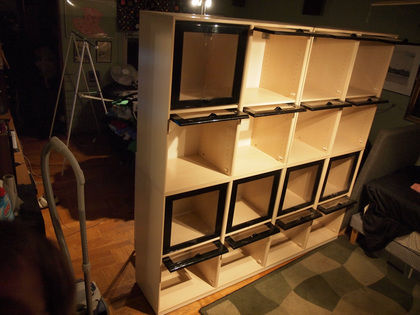 IKEA Kämpe kombination i björk/svart