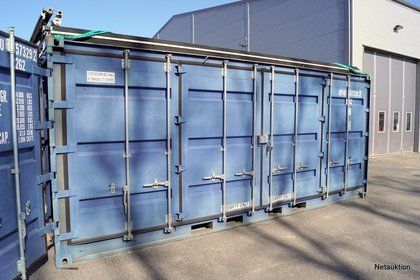 Container 20 fot, inredd för evenemang/mässa