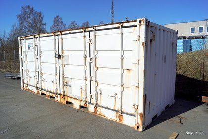 Container 20 fot, öppningsbar sida