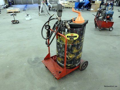 Oljevagn, pneumatisk pump