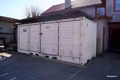Container 20 fot, öppningsbar sida