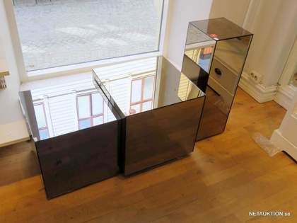 Spegelbord och piedestal, 3 delar