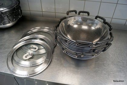 Wokpannor, 12st - 32,5cm Ø