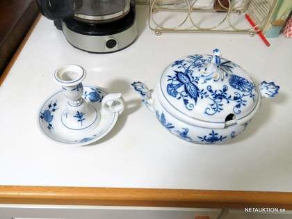Meissen porslin, 2 delar