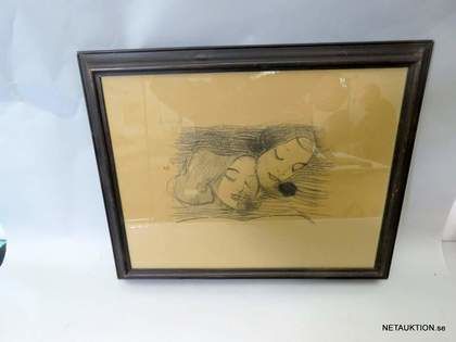 Helene Schjerfbeck, litografi, sign/numrerad