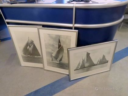 3st tavlor med segelbåtar