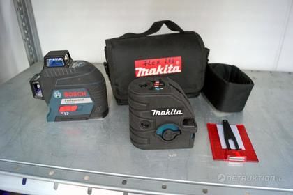 Kryss-& punktlaser, Makita & Bosch