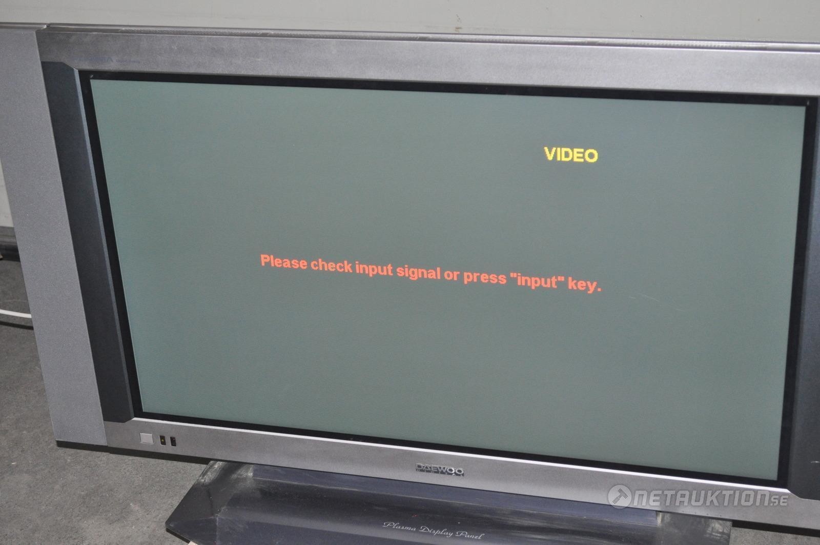 Netauktion PlasmaTV Daewoo