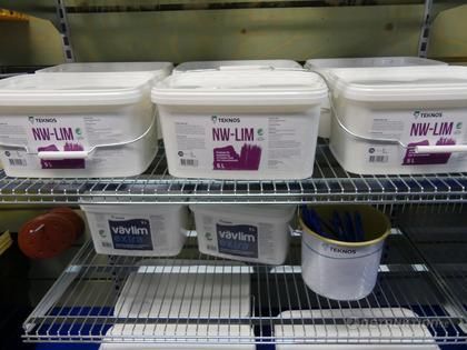 Isoleringsgrund, vävlim och NW lim
