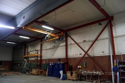 Enbalkstravers inkl golvställ, Abus, 20x5m