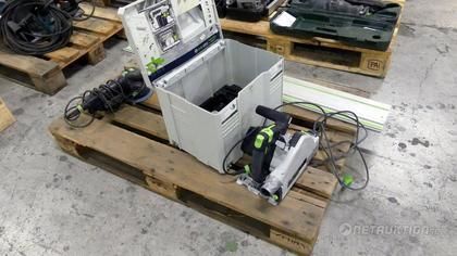  Festool cirkelsåg, skena och slipmaskin