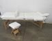 Massagebänk & pall, Tectake