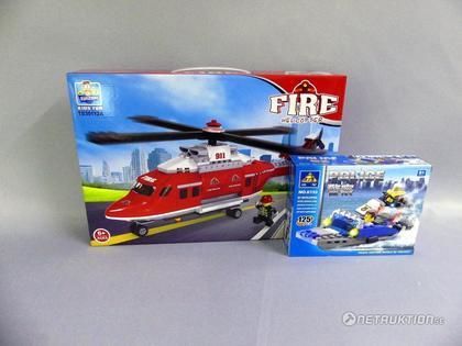 2st byggsatser, Helikopter & Polisbåt (2)