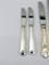 Silverbestick, olika modeller, 10 delar