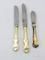 Silverbestick, olika modeller, 10 delar