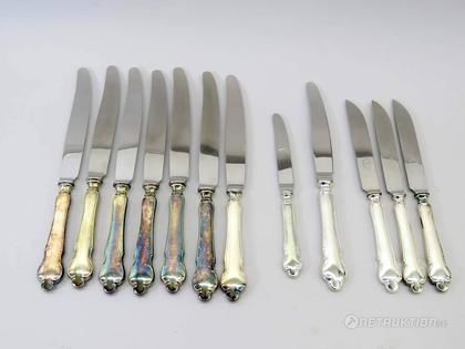 Silverbestick Disa, 12 delar