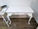 Vitt skrivbord, shabby chic