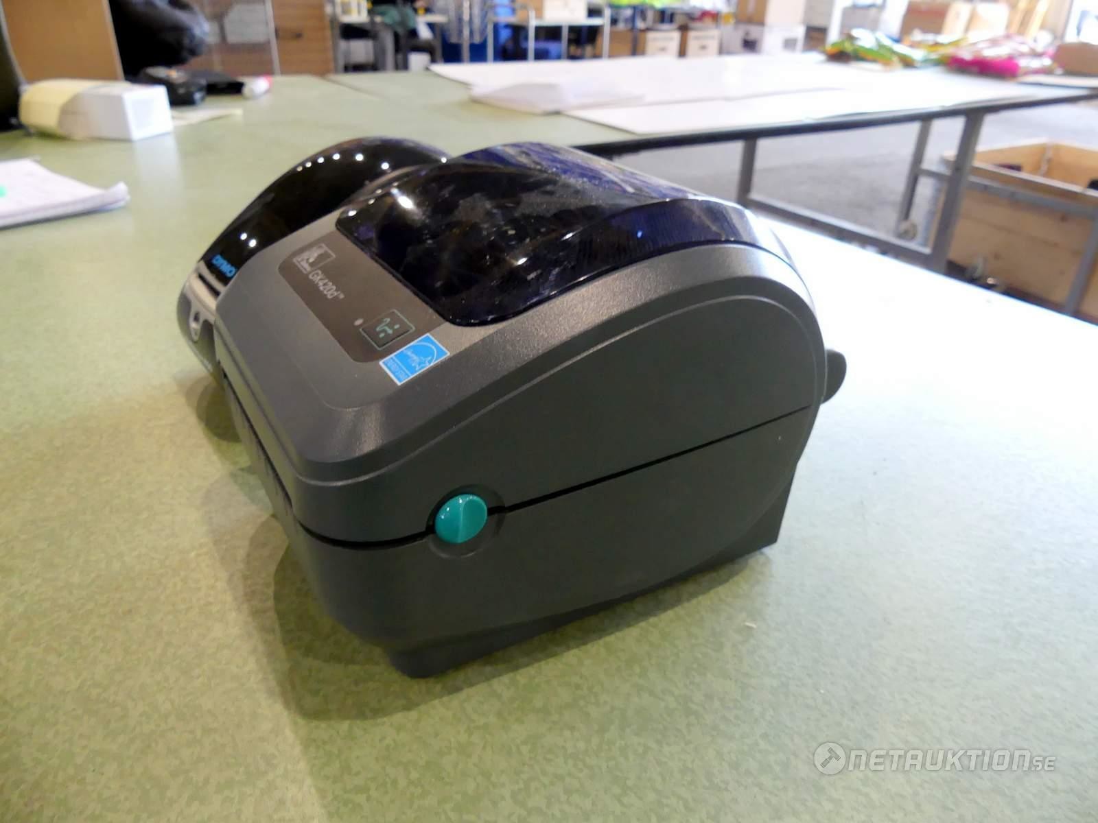 Netauktion Dymo och Zebra etikettskrivare