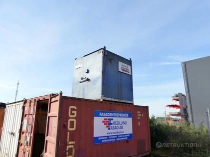 10 fot container, isolerad