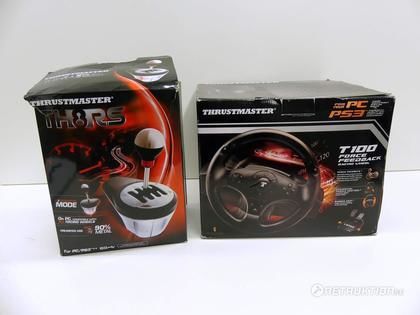 Thrustmaster ratt, växelspak och pedaler