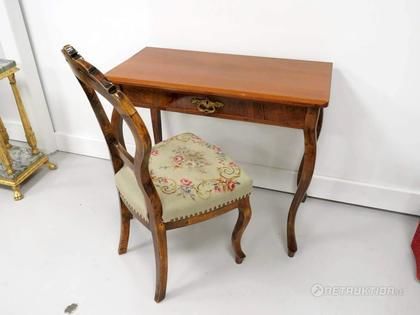 Damskrivbord och stol, nyrokoko
