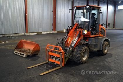 Hjullastare Everun ER08, inkl tillbehör -18