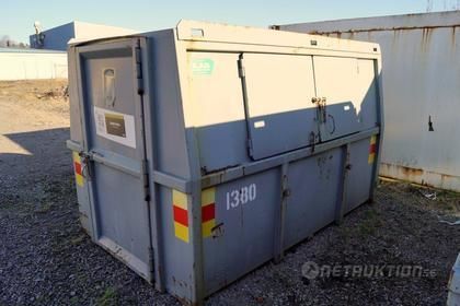 Avfallscontainer, täckt, 10m3 (2)