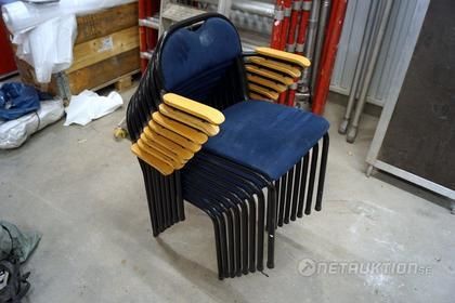 Stapelbara stolar, 8st
