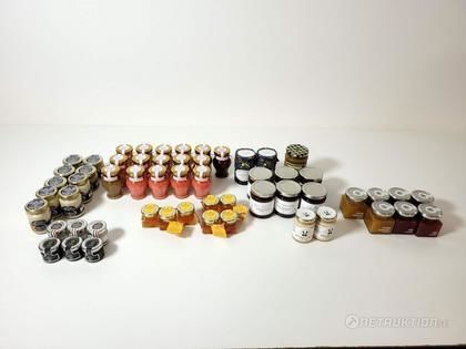 Marmelad, tryffel, honung