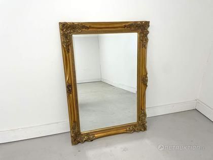 Spegel med guldram  (2)