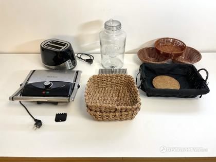 Brödrost, klämjärn, mm