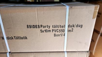 Partytält 8 sidigt, 5x10m